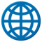 Globe With Meridians emoji on Emojione